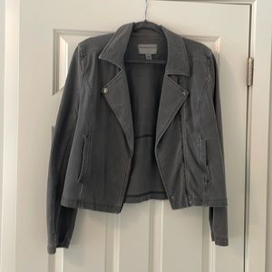 Marrakech Grey Moto Jacket - Anthropologie - Size Large (EUC)